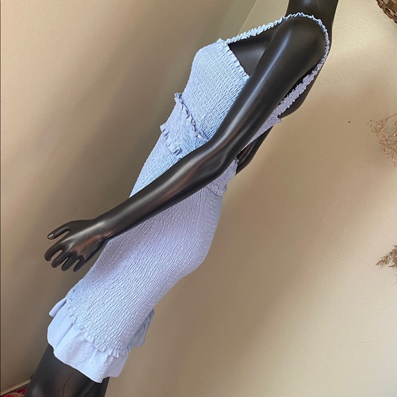 Love Tree Sky Blue Ruffled Casual Dress NWTs - Picture 6 of 11